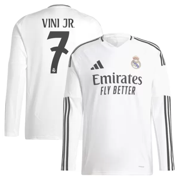 Real Madrid Vini JR 7 Fotbollströja Hemma 2024/25 Långärmad