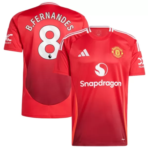 Manchester United Bruno Fernandes 8 Fotbollströja Hemma 2024/25