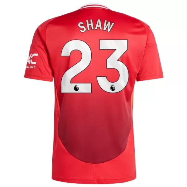 Manchester United Shaw 23 Fotbollströja Hemma 2024/25