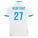 Olympique Marseille Veretout 27 Fotbollströja Hemma 2024/25