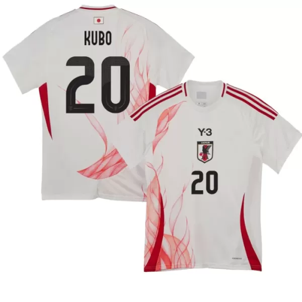 Japan Kubo 20 Fotbollströja Borta 2024/25