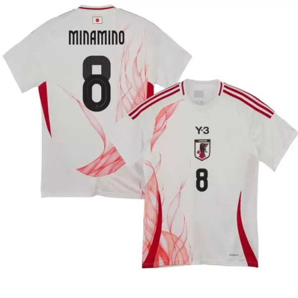 Japan Minamino 8 Fotbollströja Borta 2024/25