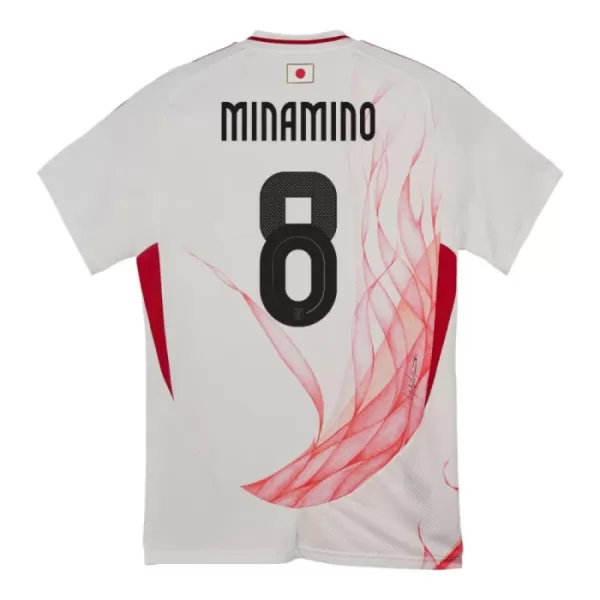 Japan Minamino 8 Fotbollströja Borta 2024/25