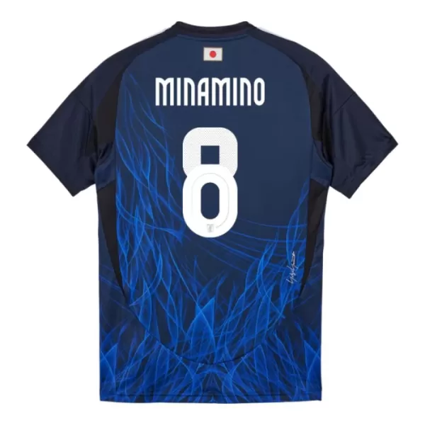 Japan Minamino 8 Fotbollströja Hemma 2024/25