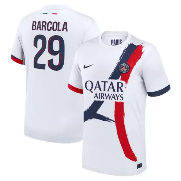 Paris Saint-Germain Bradley Barcola 29 Fotbollströja Borta 2024/25