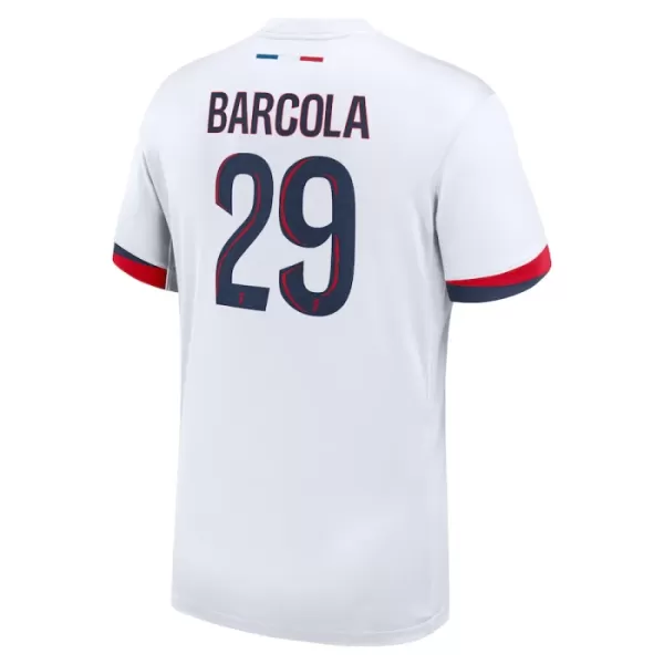 Paris Saint-Germain Bradley Barcola 29 Fotbollströja Borta 2024/25