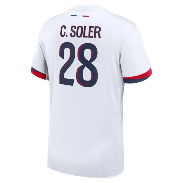 Paris Saint-Germain Carlos Soler 28 Fotbollströja Borta 2024/25