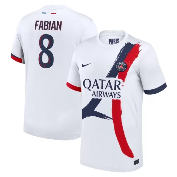 Paris Saint-Germain Fabian Ruiz 8 Fotbollströja Borta 2024/25