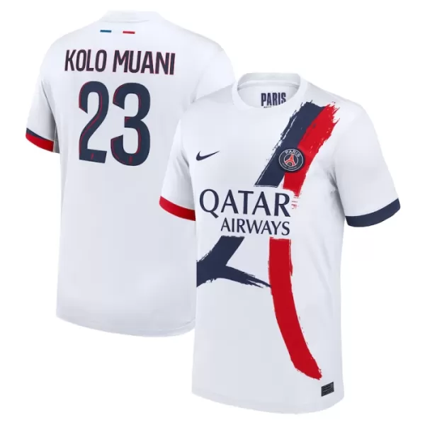 Paris Saint-Germain Kolo Muani 23 Fotbollströja Borta 2024/25