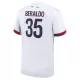 Paris Saint-Germain Lucas Beraldo 35 Fotbollströja Borta 2024/25