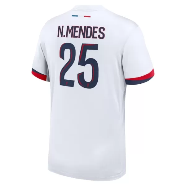 Paris Saint-Germain Nuno Mendes 25 Fotbollströja Barn Borta 2024/25