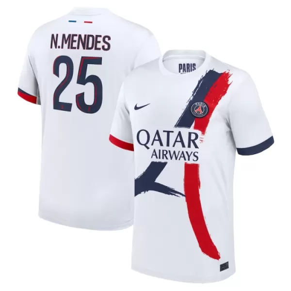 Paris Saint-Germain Nuno Mendes 25 Fotbollströja Borta 2024/25