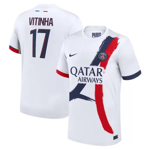 Paris Saint-Germain Vitinha 17 Fotbollströja Borta 2024/25