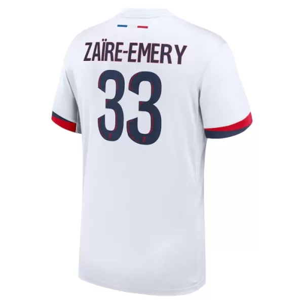 Paris Saint-Germain Zaire Emery 33 Fotbollströja Barn Borta 2024/25