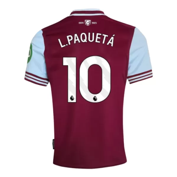 West Ham United L. Paqueta 10 Fotbollströja Hemma 2024/25