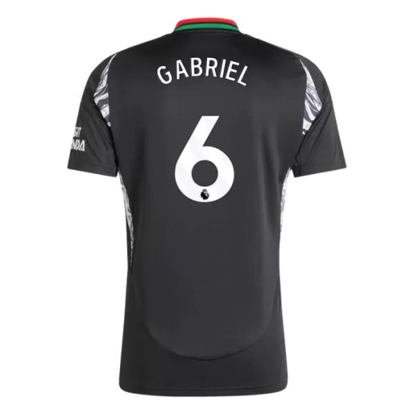 Arsenal Gabriel 6 Fotbollströja Borta 2024/25