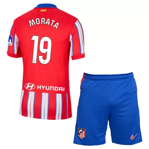 Atlético Madrid Morata 19 Fotbollströja Barn Hemma 2024/25