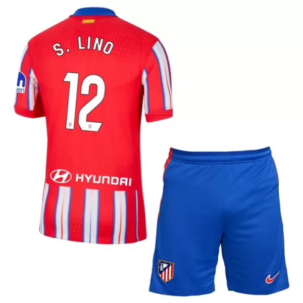 Atlético Madrid S. Lino 12 Fotbollströja Barn Hemma 2024/25