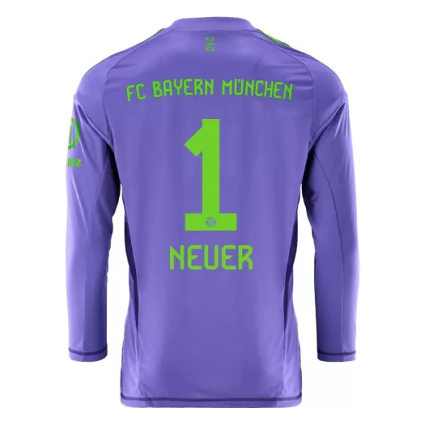 FC Bayern München Neuer 1 Målvakt Fotbollströja Borta 2024/25