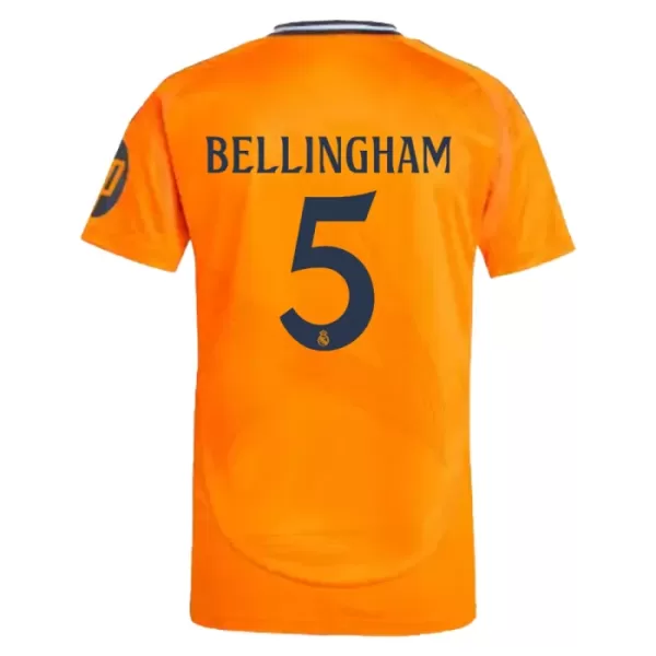 Real Madrid Bellingham 5 Fotbollströja Barn Borta 2024/25