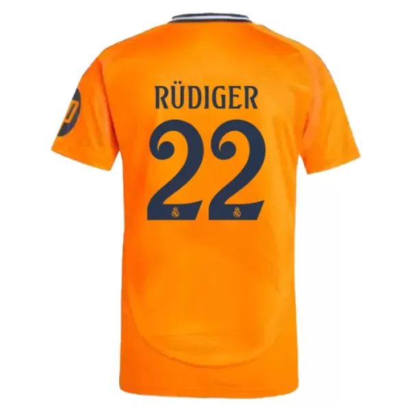 Real Madrid Rudiger 22 Fotbollströja Borta 2024/25