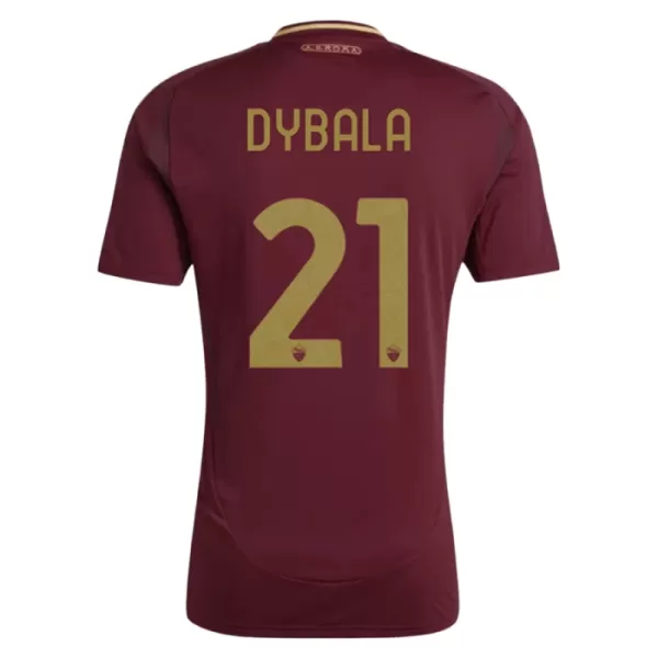 AS Roma Dybala 21 Fotbollströja Barn Hemma 2024/25