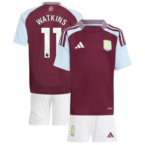 Aston Villa Watkins 11 Fotbollströja Barn Hemma 2024/25