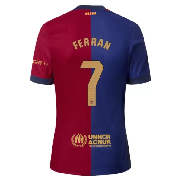 FC Barcelona Ferran 7 Fotbollströja Hemma 2024/25