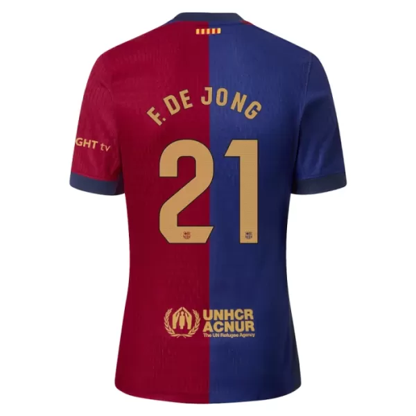 FC Barcelona Frenkie de Jong 21 Fotbollströja Hemma 2024/25