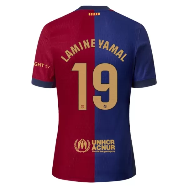 FC Barcelona Lamine Yamal 19 Fotbollströja Barn Hemma 2024/25