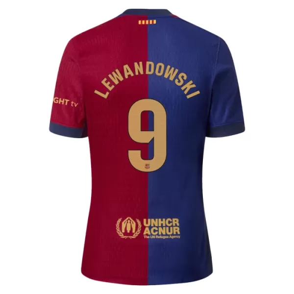 FC Barcelona Lewandowski 9 Fotbollströja Barn Hemma 2024/25