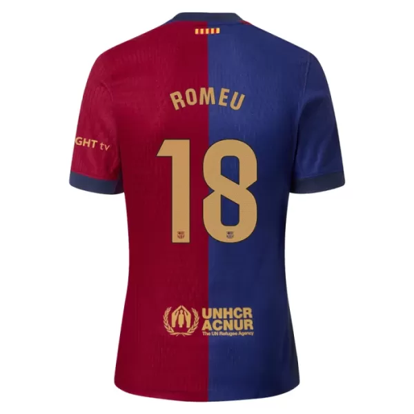 FC Barcelona Romeu 18 Fotbollströja Hemma 2024/25