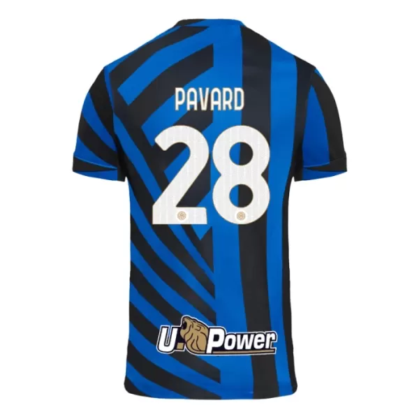 Inter Milan Pavard 28 Fotbollströja Barn Hemma 2024/25