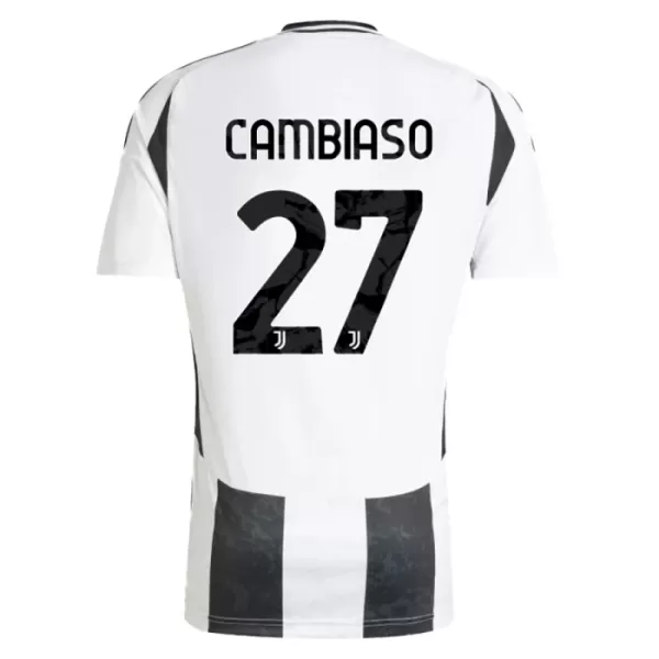 Juventus Cambiaso 27 Fotbollströja Hemma 2024/25