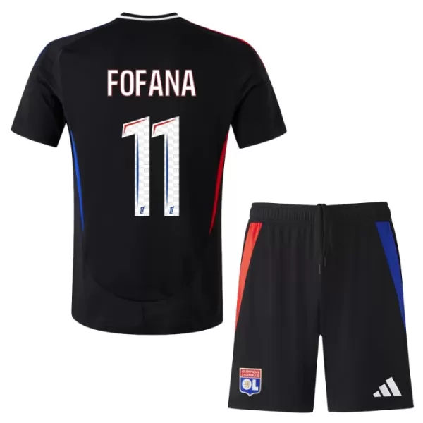 Olympique Lyon Malick Fofana 11 Fotbollströja Barn Borta 2024/25