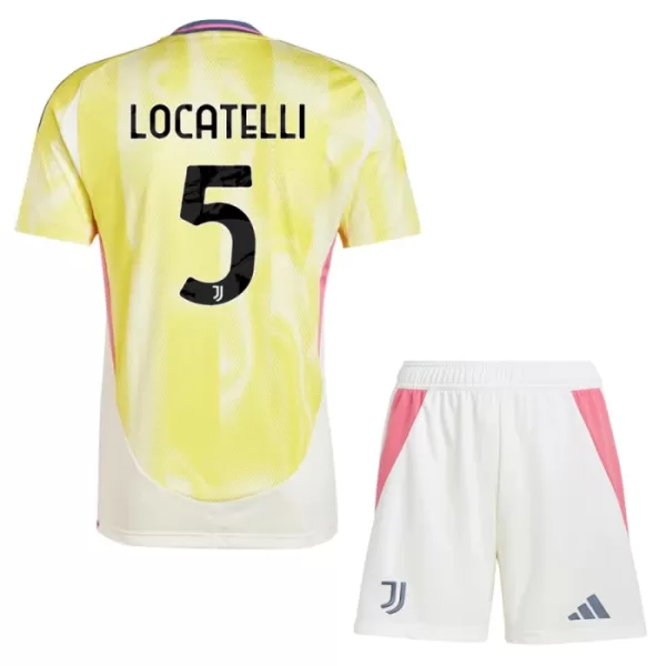 Juventus Locatelli 5 Fotbollströja Barn Borta 2024/25