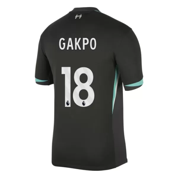 Liverpool Gakpo 18 Fotbollströja Barn Borta 2024/25