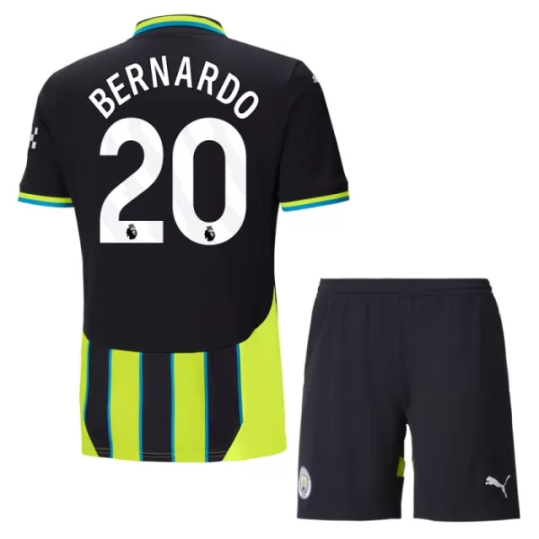 Manchester City Bernardo 20 Fotbollströja Barn Borta 2024/25