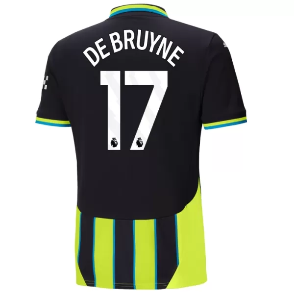 Manchester City De Bruyne 17 Fotbollströja Barn Borta 2024/25