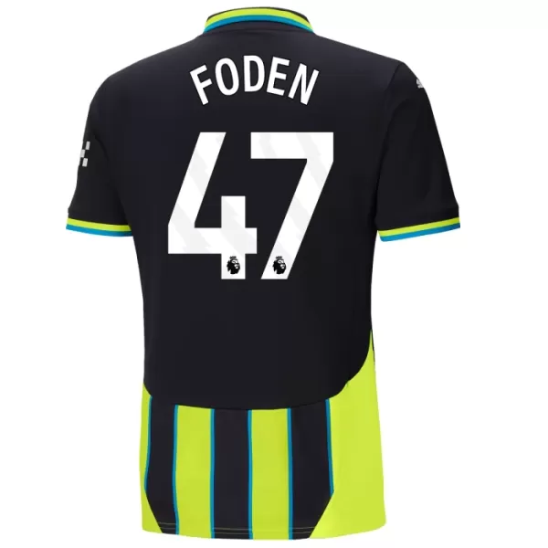 Manchester City Foden 47 Fotbollströja Barn Borta 2024/25