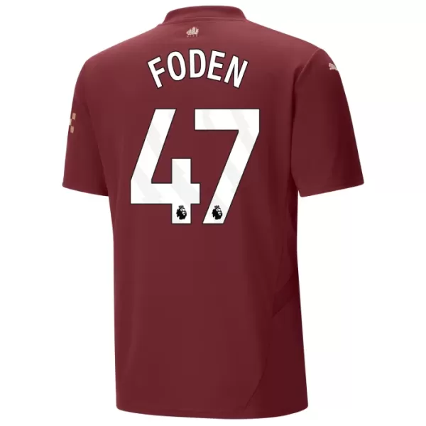 Manchester City Foden 47 Fotbollströja Barn Tredje 2024/25