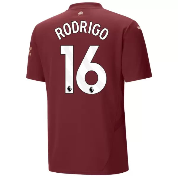 Manchester City Rodrigo 16 Fotbollströja Barn Tredje 2024/25