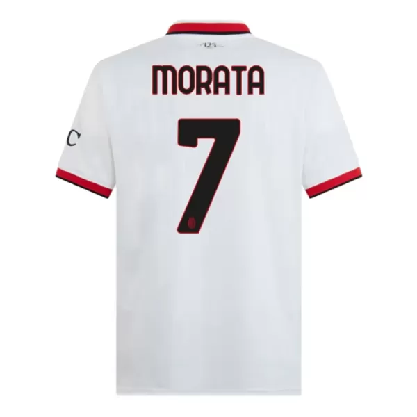 AC Milan Morata 7 Fotbollströja Borta 2024/25