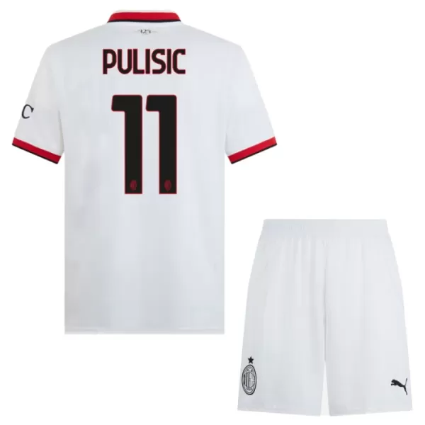 AC Milan Pulisic 11 Fotbollströja Barn Borta 2024/25