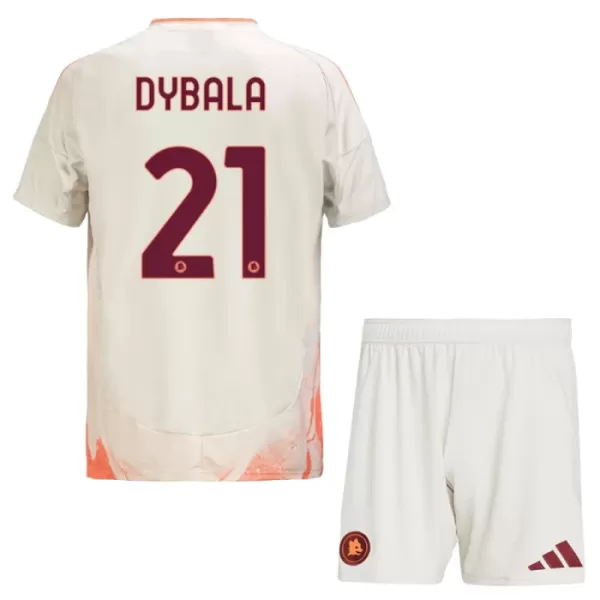 AS Roma Dybala 21 Fotbollströja Barn Borta 2024/25