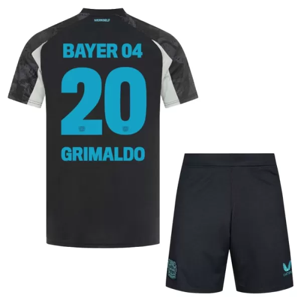 Bayer Leverkusen Alejandro Grimaldo 20 Fotbollströja Barn Tredje 2024/25