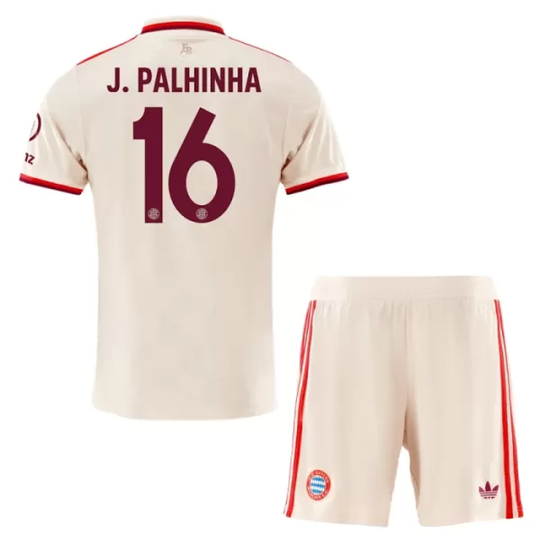 FC Bayern München J. Palhinha 16 Fotbollströja Barn Tredje 2024/25