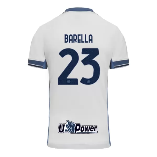 Inter Milan Barella 23 Fotbollströja Barn Borta 2024/25