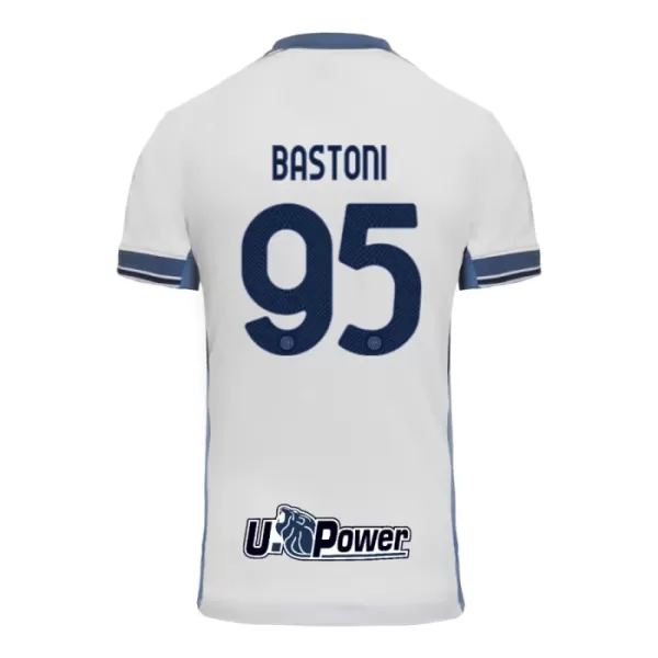 Inter Milan Bastoni 95 Fotbollströja Barn Borta 2024/25