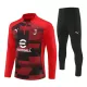 AC Milan Träningströjasats Quarter-Zip 2024/25 Röd